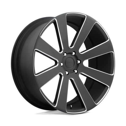 Dub 1pc S187 8-ball 26x10 26x10 30 Offset In Matte Black Milled