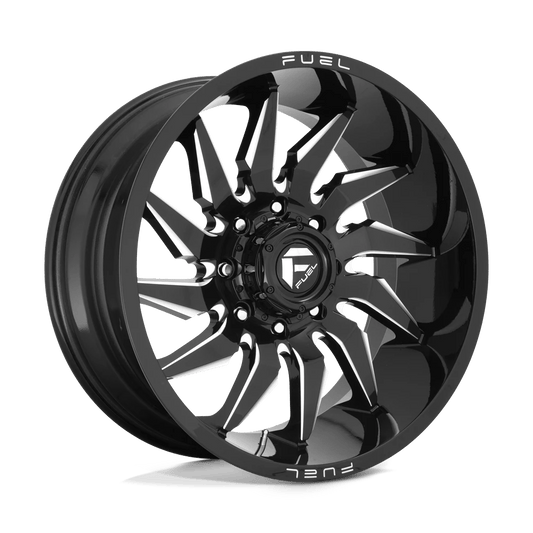 Fuel D744 Saber Wheels in Gloss Black Milled Finish
