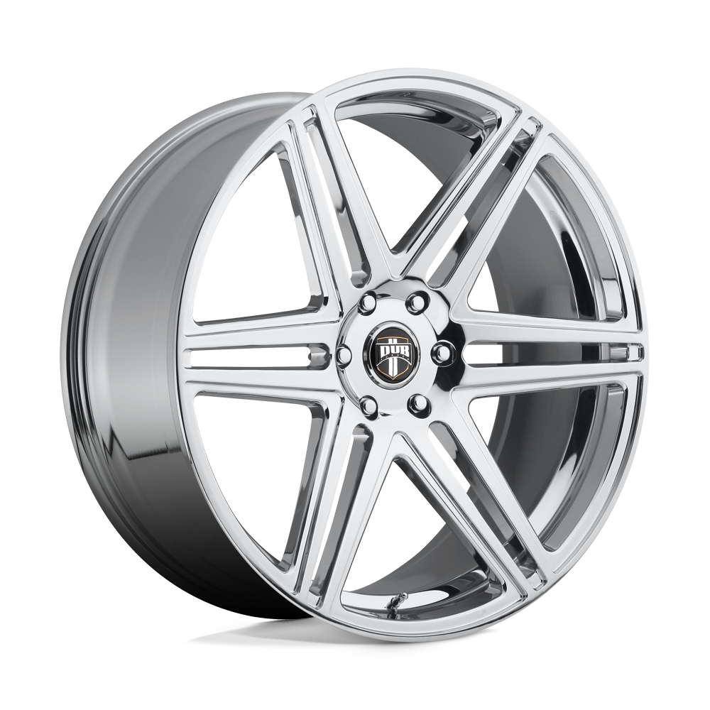 Dub 1pc S122 Skillz 22x9.5 22x9.5 30 Offset In Chrome Plated