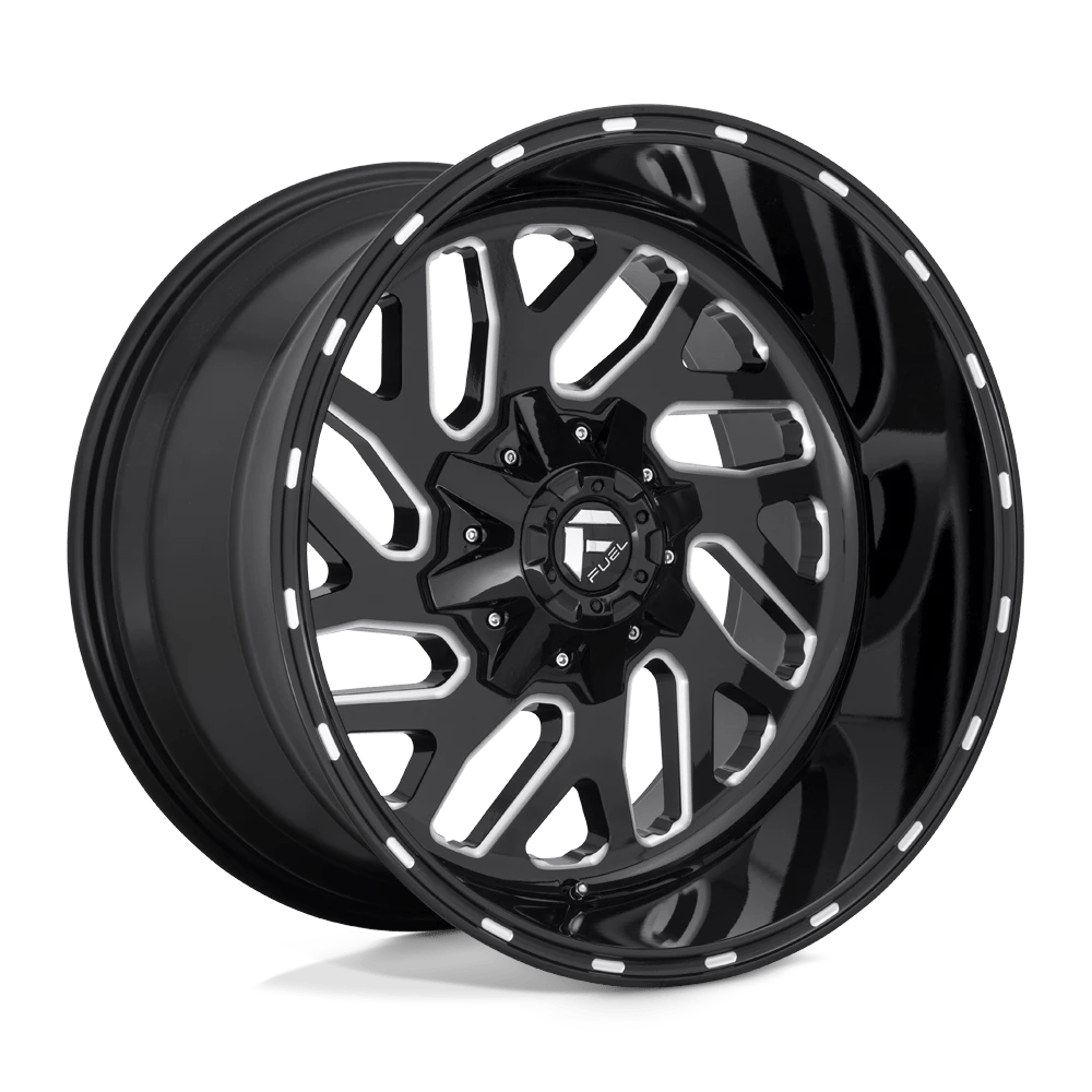 Fuel D581 Triton Wheels in Gloss Black Milled Finish