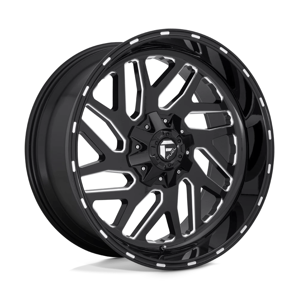 Fuel D581 Triton Wheels in Gloss Black Milled Finish