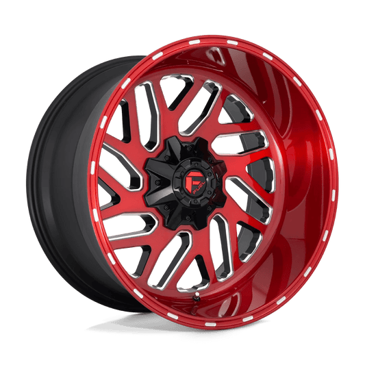 Fuel D691 Triton Wheels in Candy Red Milled Finish