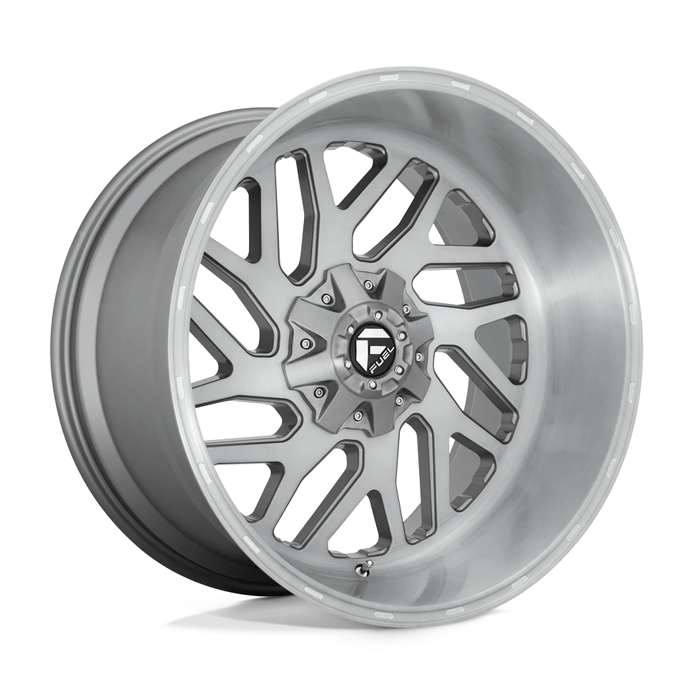 Fuel D715 Triton Platinum Wheels in Brushed Gun Metal Tinted Clear Finish