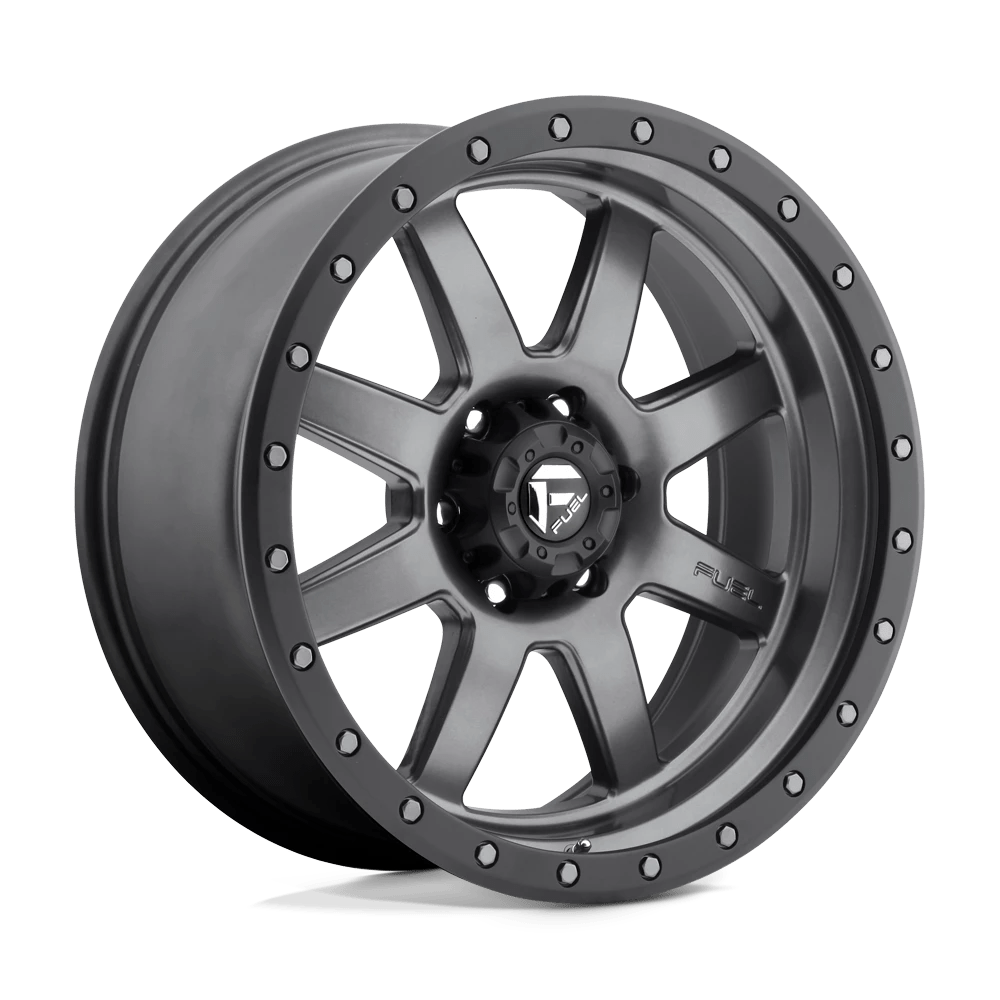 Fuel D552 Trophy Wheels in Matte Gun Metal Black Bead Ring Finish