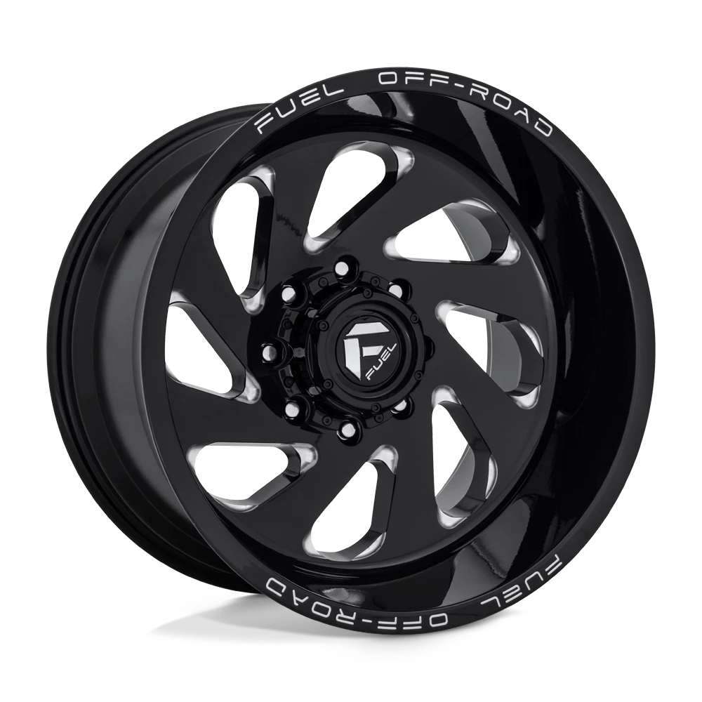Fuel D637 Vortex Wheels in Gloss Black Milled Finish