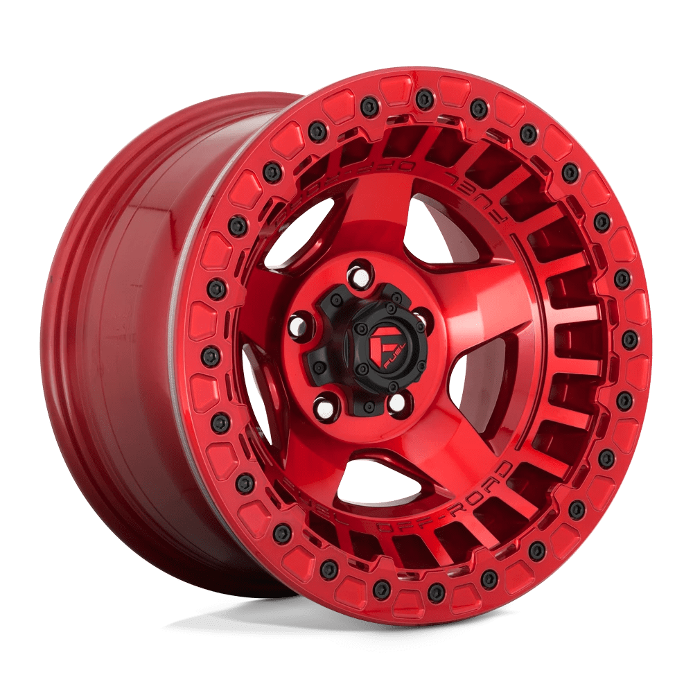 Fuel D117 Warp Beadlock Wheels in Candy Red Finish
