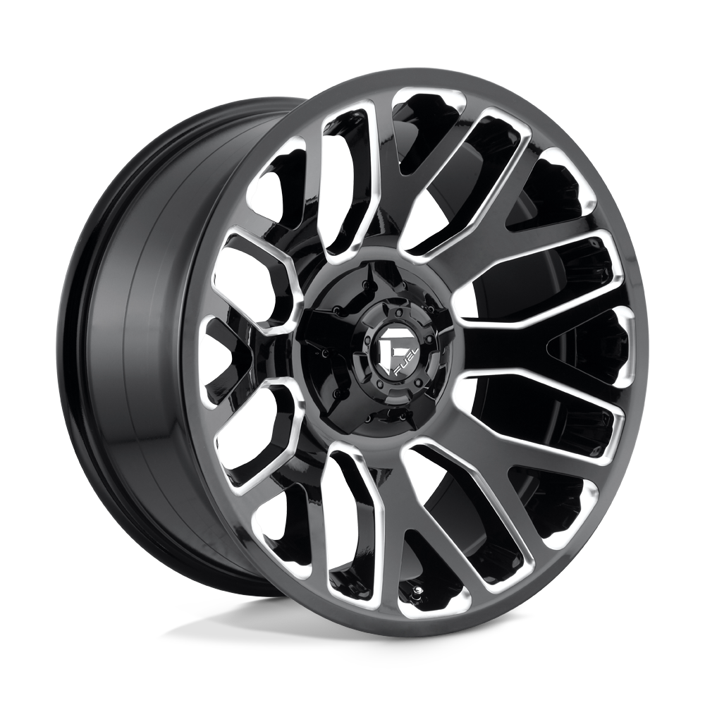 Fuel 1pc D607 Warrior 20x9 20x9 1 Offset In Gloss Black Milled