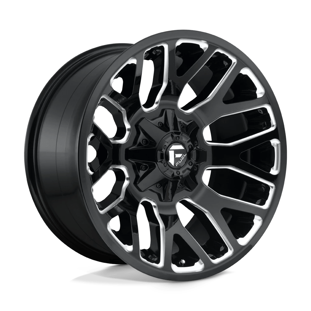 Fuel D623 Warrior Wheels in Gloss Black Milled Finish
