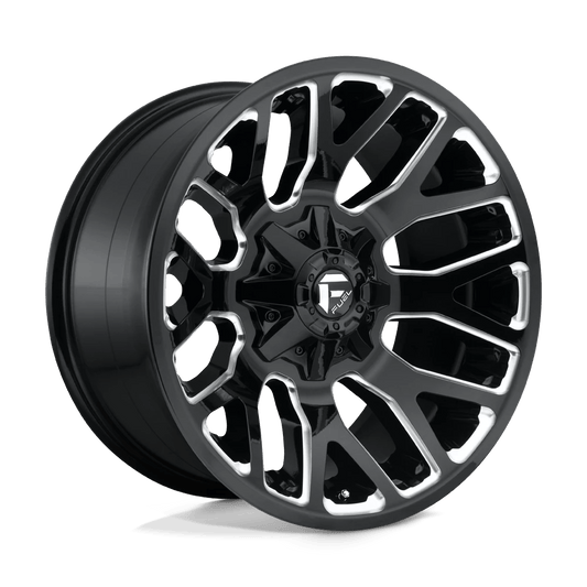 Fuel D623 Warrior Wheels in Gloss Black Milled Finish