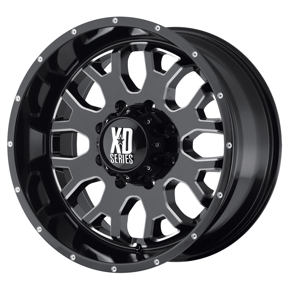 Xd Xd808 Menace 18x9 18x9 0 Offset In Gloss Black W/ Milled Accents