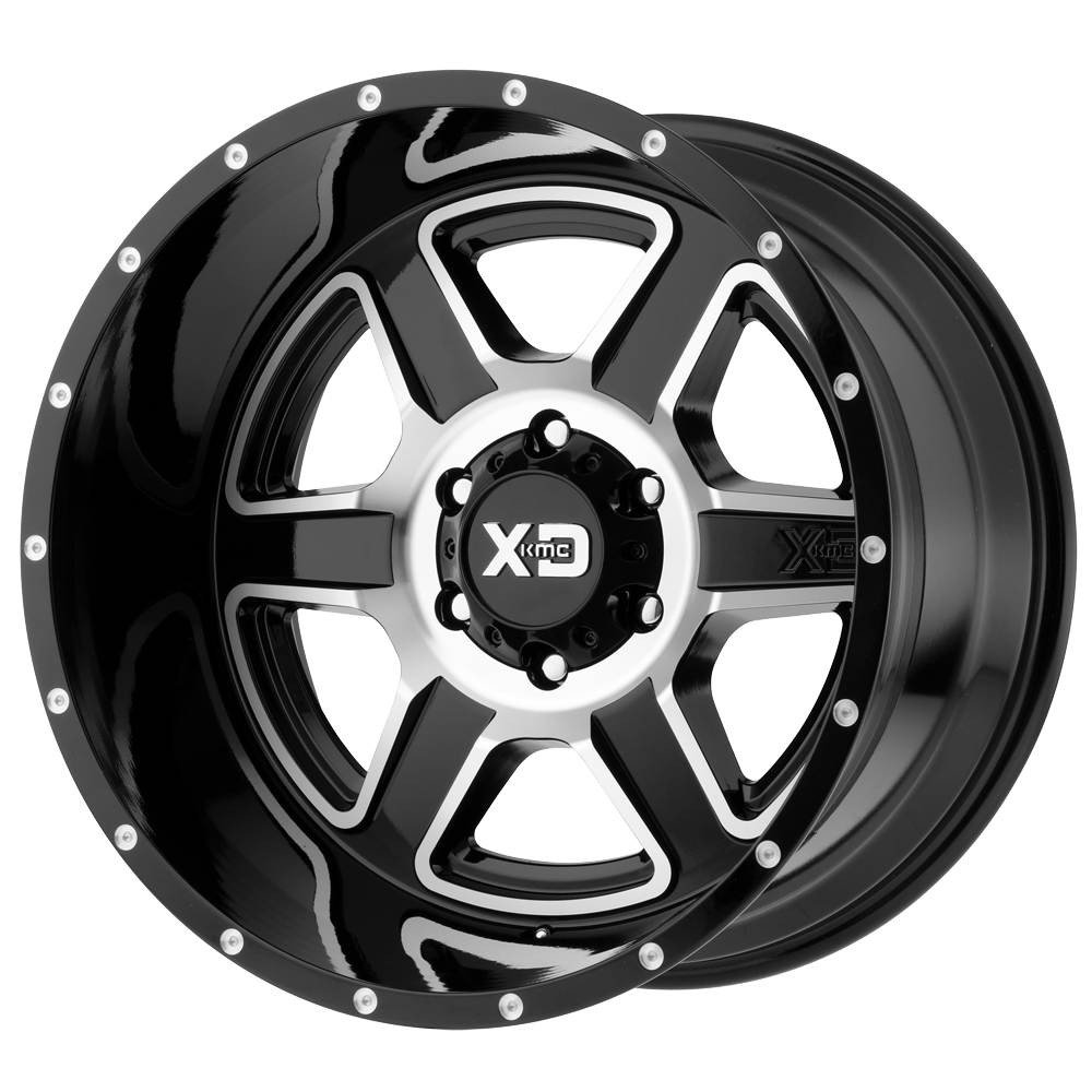 Xd Xd832 Fusion 18x9 18x9 18 Offset In Gloss Black Machined