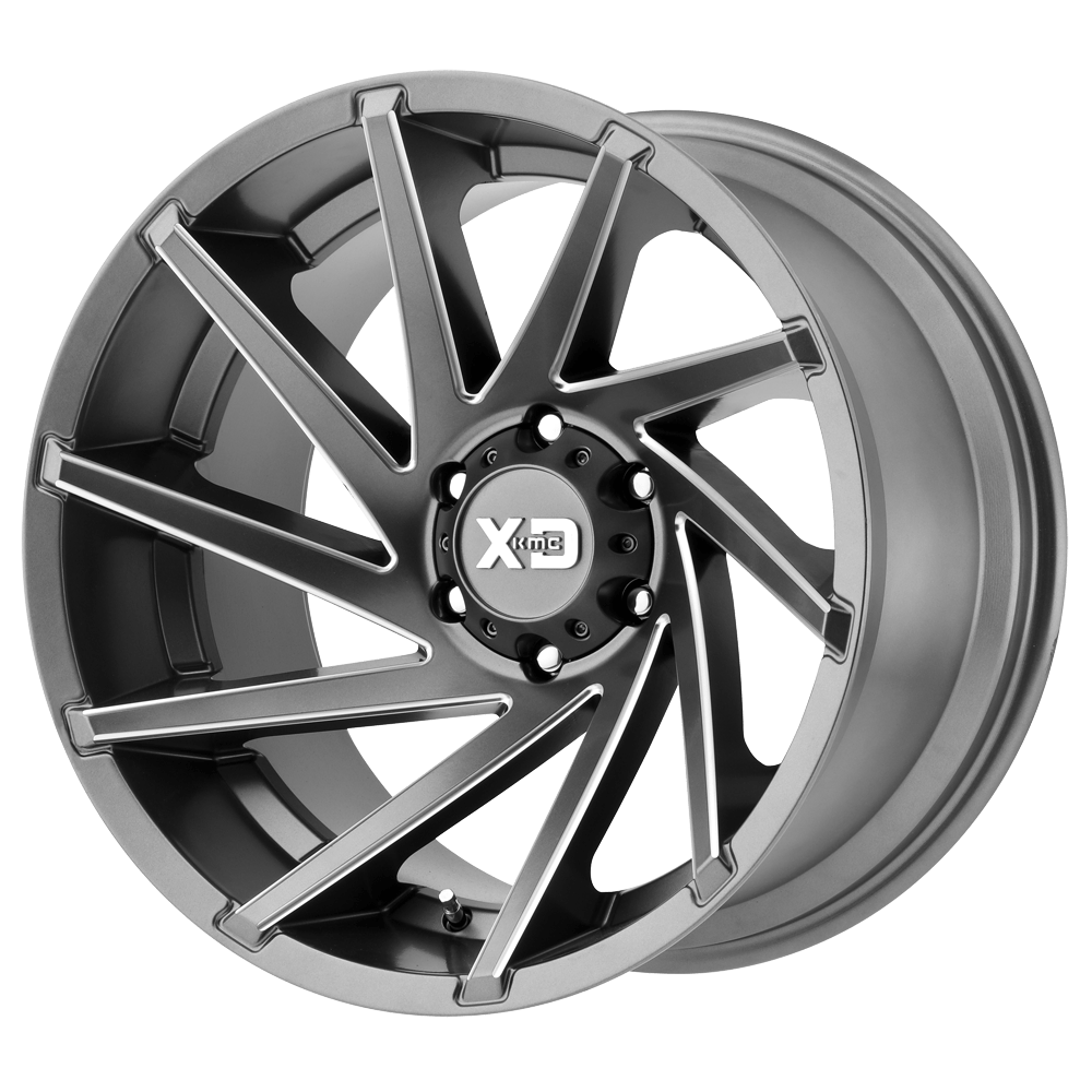 Xd Xd834 Cyclone 18x9 18x9 0 Offset In Satin Gray Milled