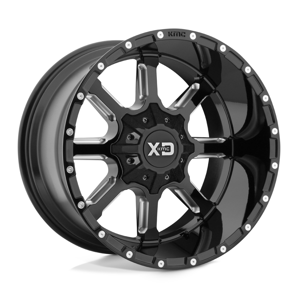 Xd Xd838 Mammoth 20x9 20x9 18 Offset In Gloss Black Milled
