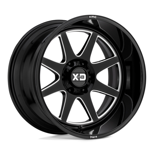 Xd Xd844 Pike 20x9 20x9 18 Offset In Gloss Black Milled