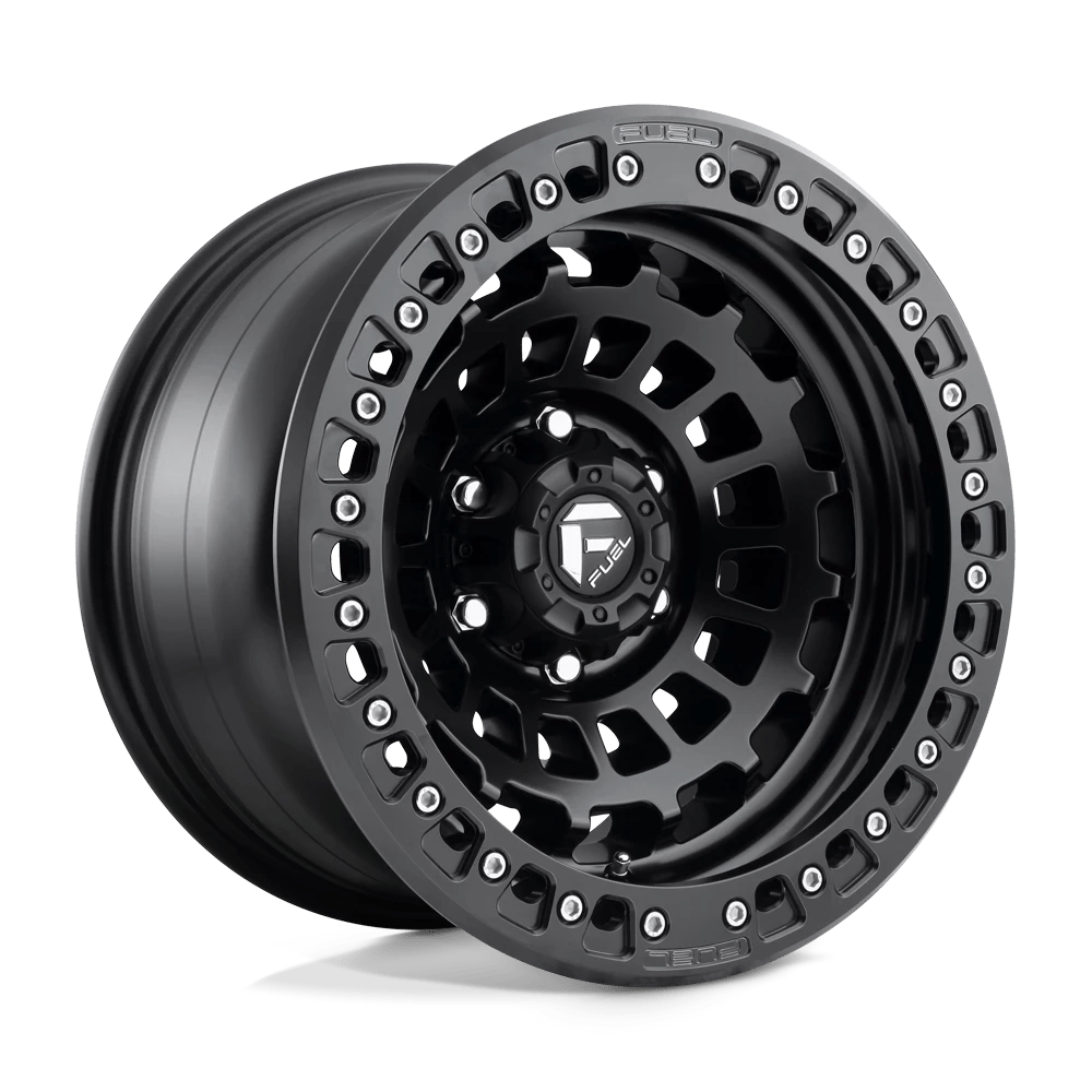 Fuel D101 Zephyr Beadlock Wheels in Matte Black Finish