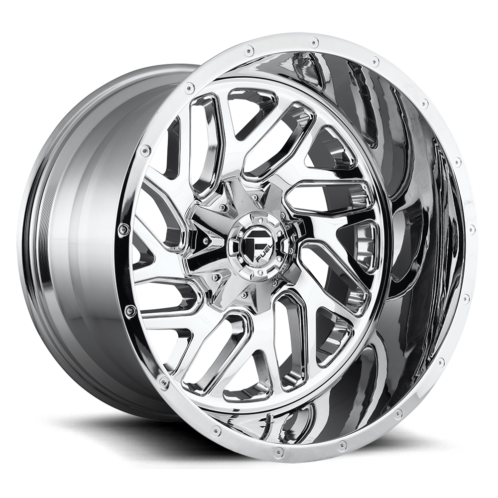 Fuel 2pc D210 Triton 22x14 22x14 -70 Offset In Chrome Plated
