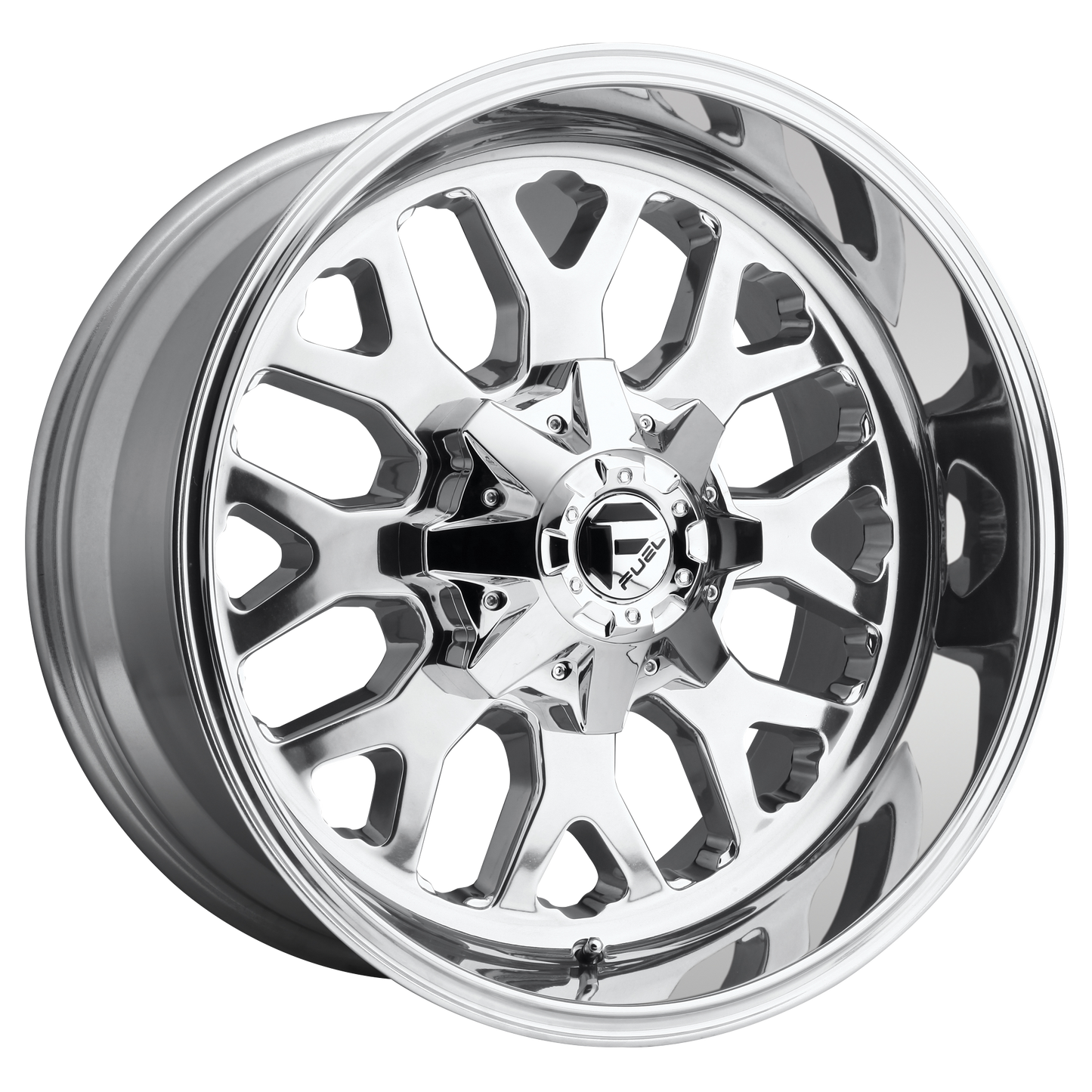 Fuel 1pc D586 Titan 20x9 20x9 20 Offset In High Luster Polished