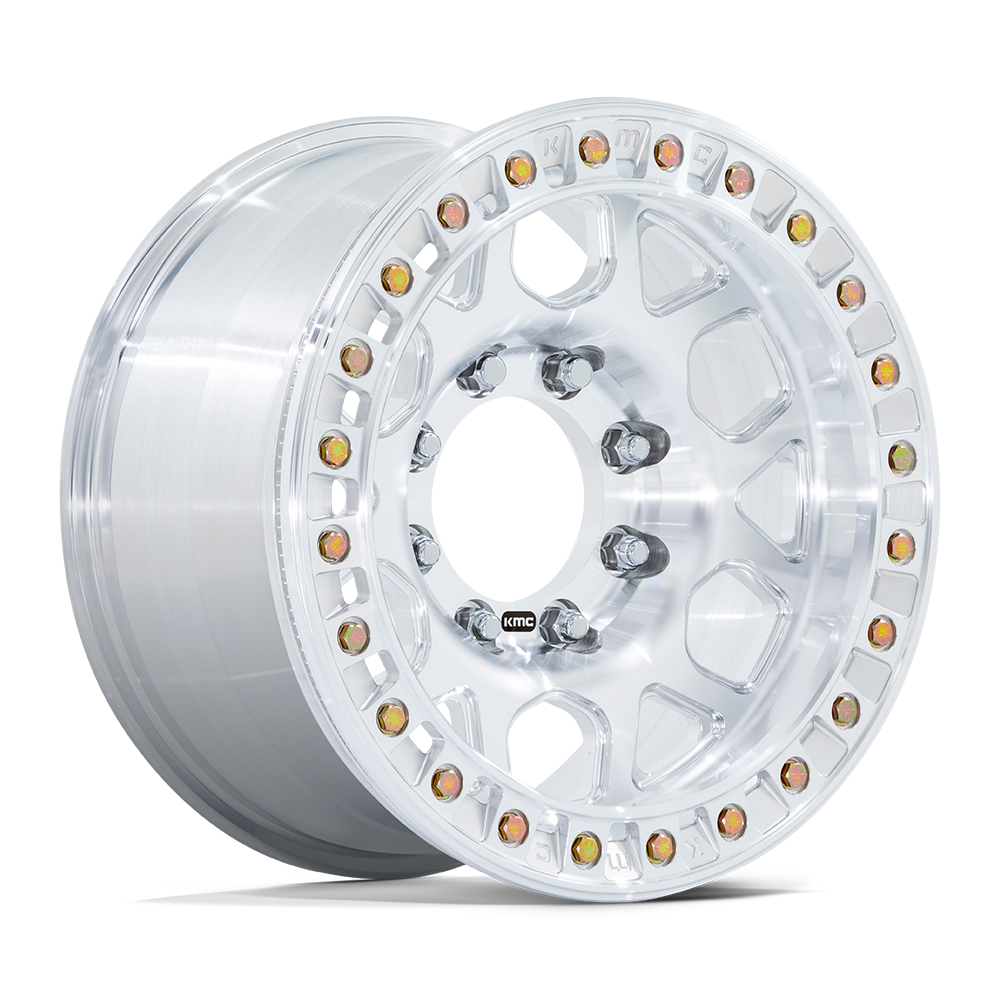 Kmc Km450 Mesa Forged Slotted Beadlock 17x9 17x9 25 Offset In Raw Machined