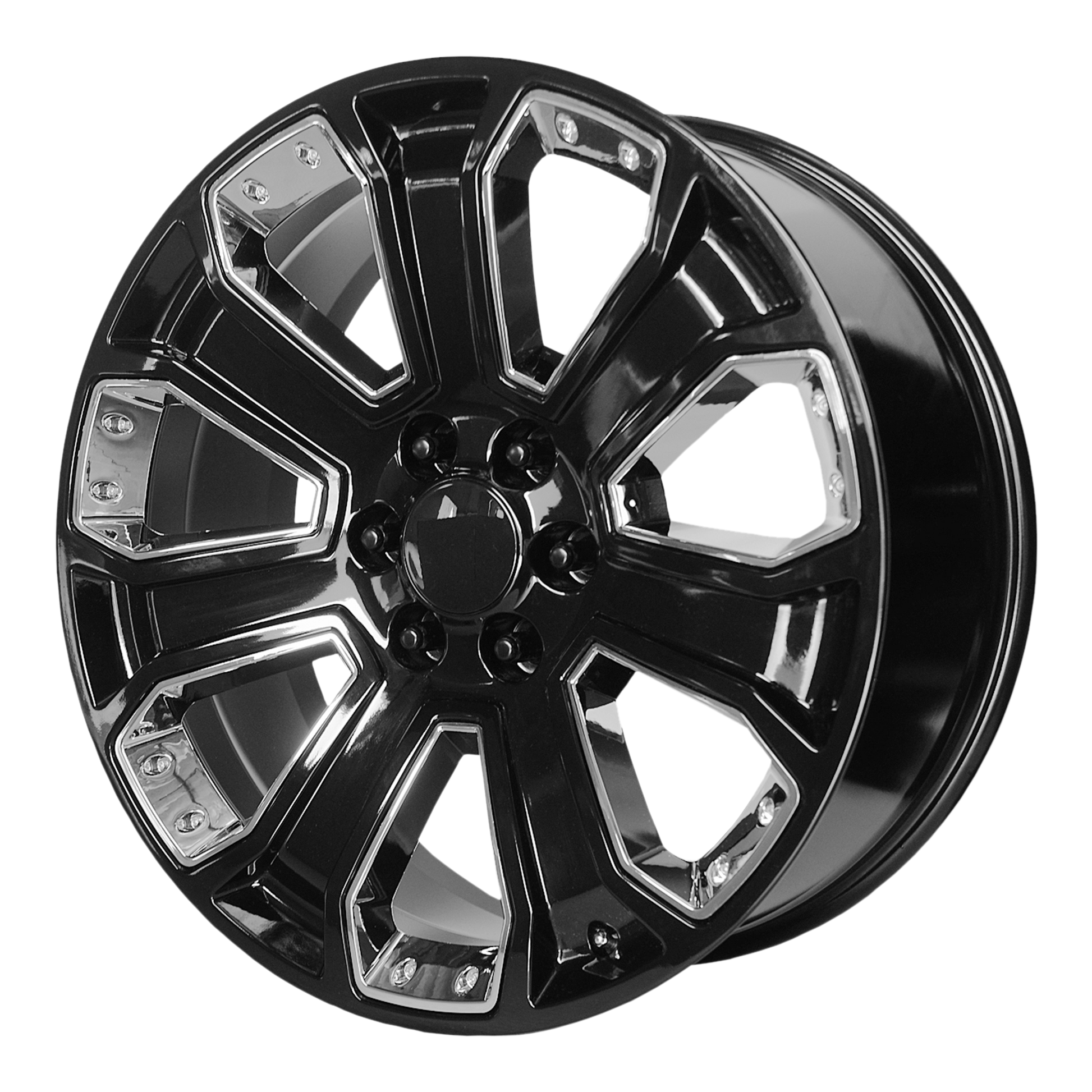 Performance Replicas Pr162 24x10 24x10 30 Offset In Gloss Black W/ Chr Accents