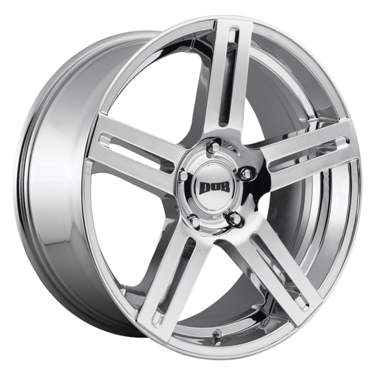 Dub 1pc S249 Roc 24x10 24x10 30 Offset In Chrome Plated